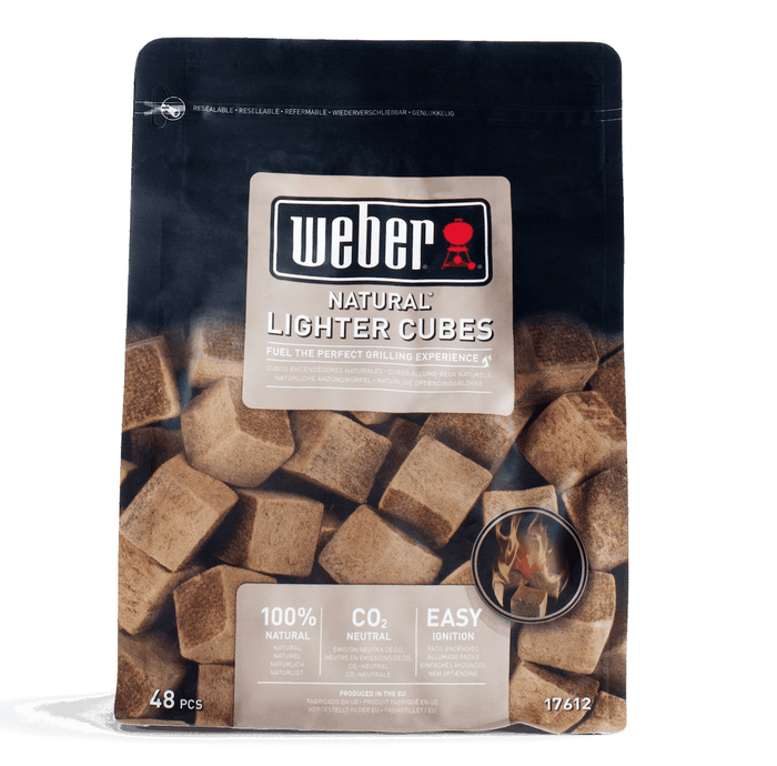 WEBER Natural Lighter Cubes 48 pcs, 17612 - WEBER - Evelostore