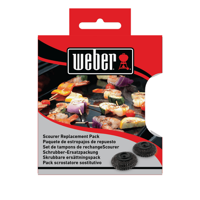 WEBER Plancha Scourer Replacement Head 2pcs, 6210 - WEBER - Evelostore