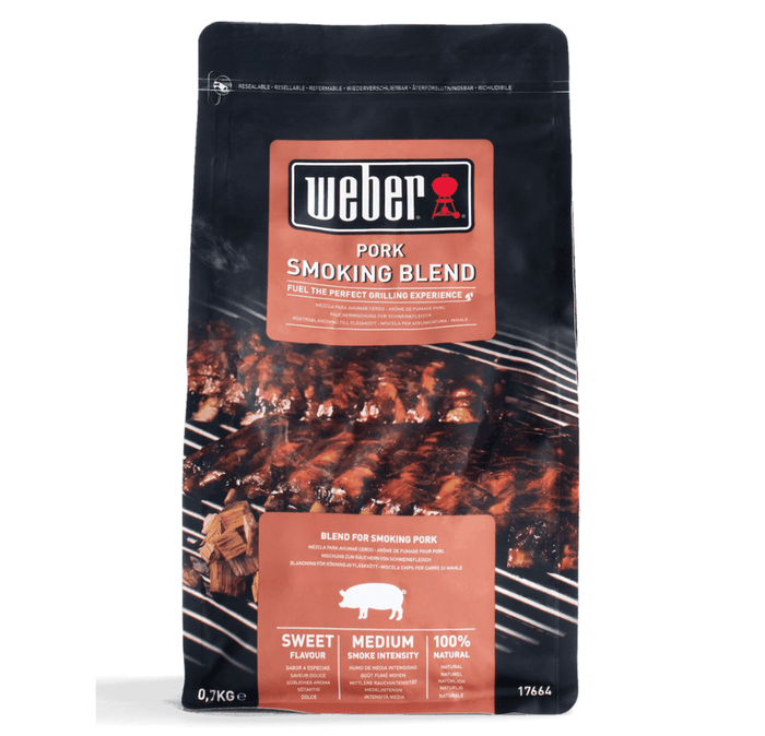 WEBER Pork Wood Chip Blend – 0.7 kg, 17664 - WEBER - Evelostore