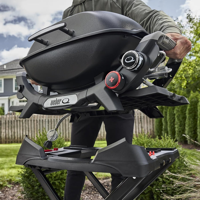 WEBER Portable Cart - Compatible with Weber Q barbecues, 3400856 - WEBER - Evelostore