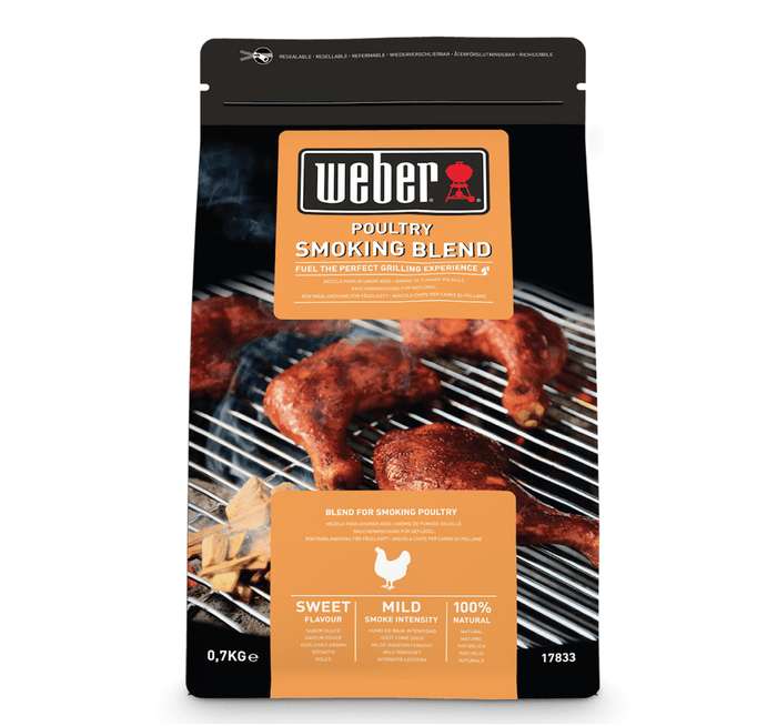 WEBER Poultry Wood Chips Blend 0.7 kg, 17833 - WEBER - Evelostore