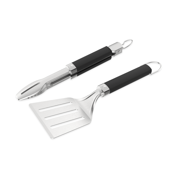 WEBER Precision Grill Tongs & Spatula Set, 3400213 - WEBER - Evelostore