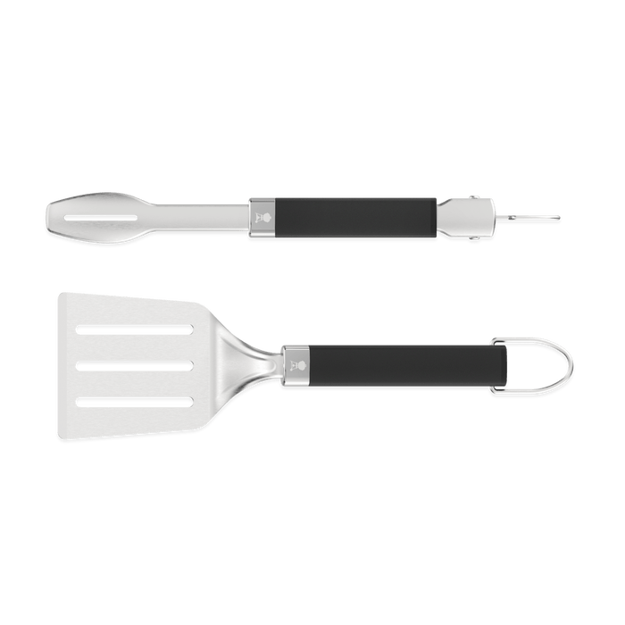 WEBER Precision Grill Tongs & Spatula Set, 3400213 - WEBER - Evelostore
