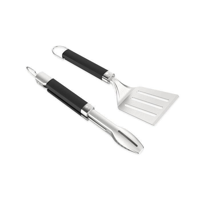 WEBER Precision Grill Tongs & Spatula Set, 3400213 - WEBER - Evelostore