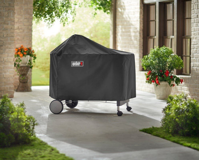 WEBER Premium Barbecue Cover - Fits Performer Premium and Deluxe, 7146 - WEBER - Evelostore