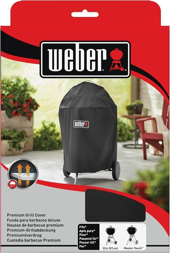 WEBER Premium Barbecue Cover – Fits 57 cm Charcoal Barbecues, 7143 - WEBER - Evelostore