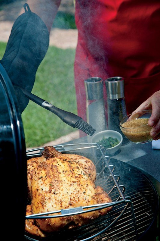 WEBER Premium Basting Brush, 6661 - WEBER - Evelostore