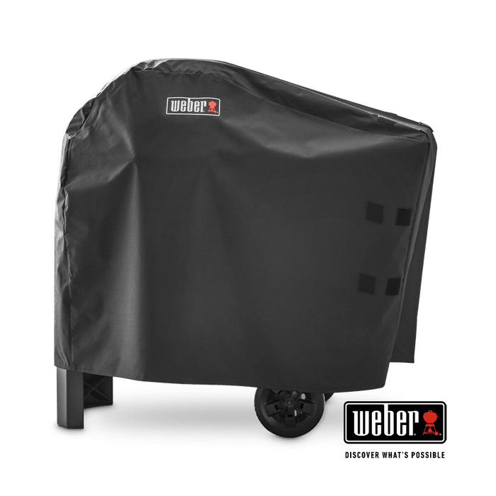 WEBER Premium Pulse 1000/2000 Series Grill Cover with Cart, 7181 - WEBER - Evelostore
