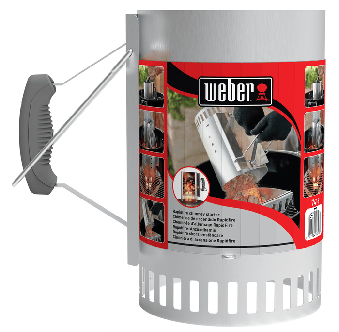 WEBER Rapidfire Chimney Starter, big 7416 - WEBER - Evelostore