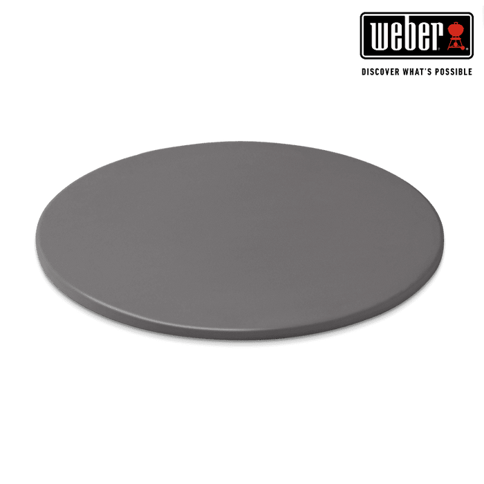 WEBER ROUND GLAZED BAKING STONE 36cm, 18412 - WEBER - Evelostore