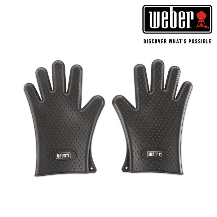 WEBER SILICONE GRILLING GLOVES, 7017 - WEBER - Evelostore