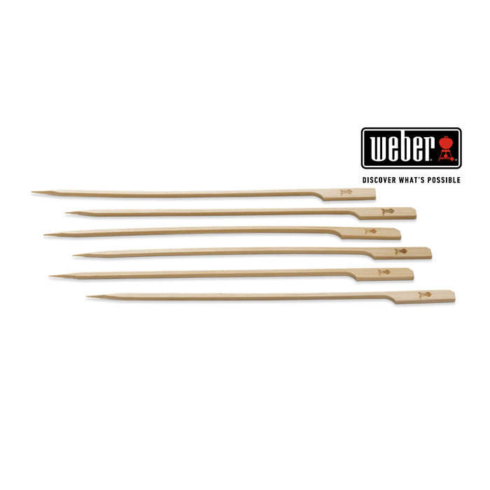 WEBER SKEWER PACK - BAMBOO, 25 pcs, 6608 - WEBER - Evelostore