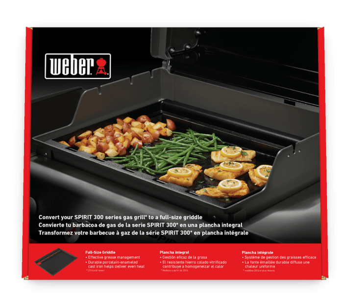WEBER Spirit Full - Size Griddle – 300 series, 6790 - WEBER - Evelostore