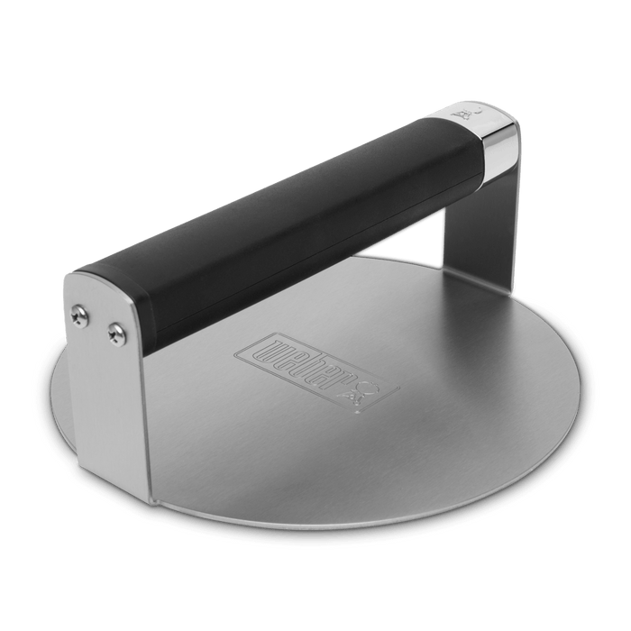 WEBER Stainless Steel Burger Press, 3400846 - WEBER - Evelostore