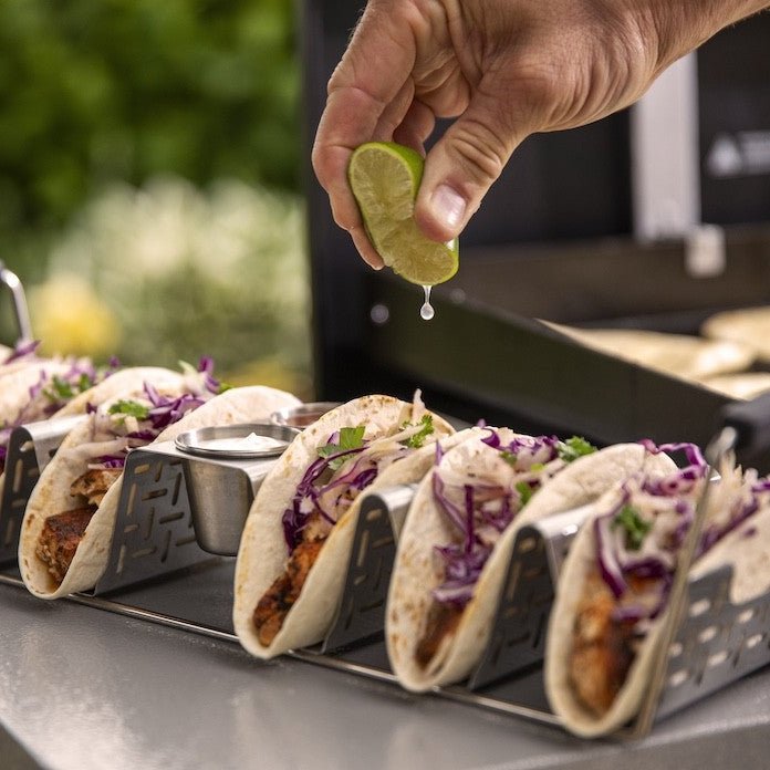 WEBER Taco Rack with 6 Tacos Grilling Tools, 3400845 - WEBER - Evelostore
