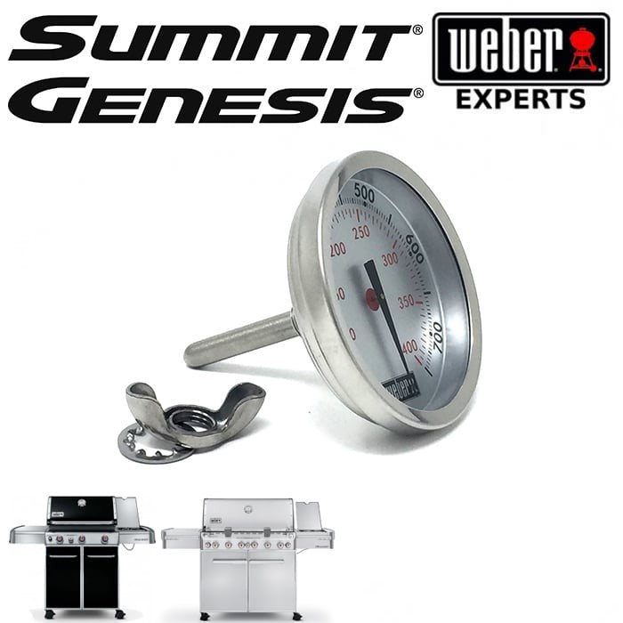 WEBER thermometer for Genesis and Summit gas grills, 67089 - WEBER - Evelostore