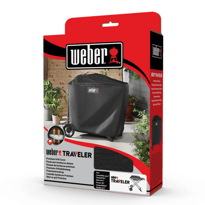 WEBER TRAVELER premium grill cover 7770 - WEBER - Evelostore