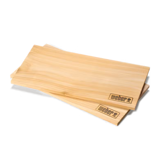 WEBER WESTERN RED CEDAR WOOD PLANKS large, 17831