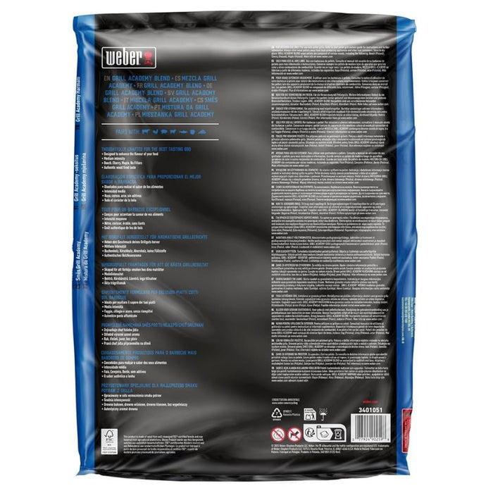 WEBER Wood Pellets FSC Grill Academy Blend 3401051 - WEBER - Evelostore