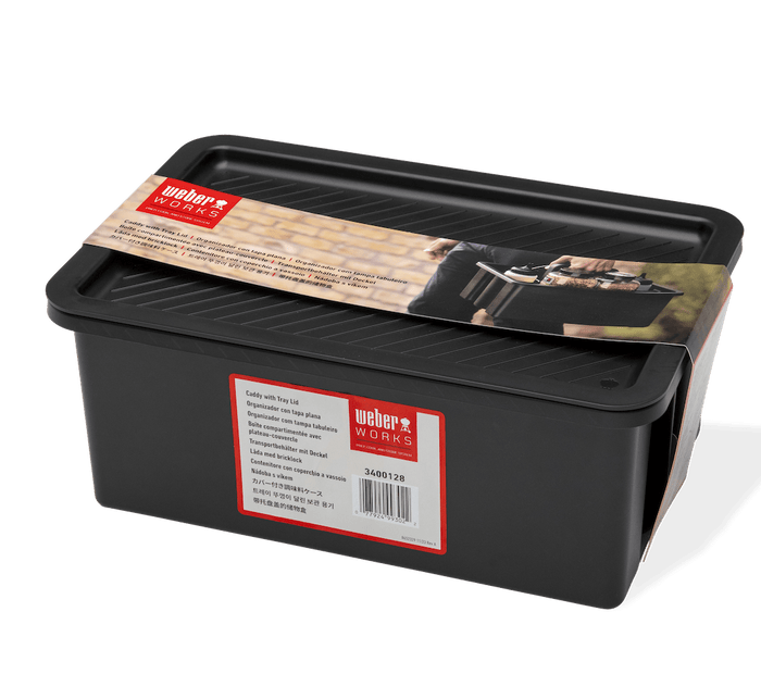 WEBER WORKS™ Caddy with tray lid, 3400128 - WEBER - Evelostore