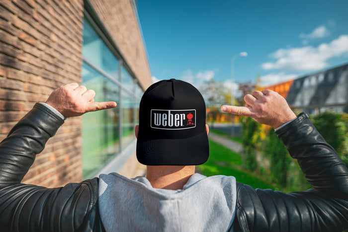 WEBER X EVELOSTORE curved cap FIVESTARS - black/white/red - WEBER - Evelostore