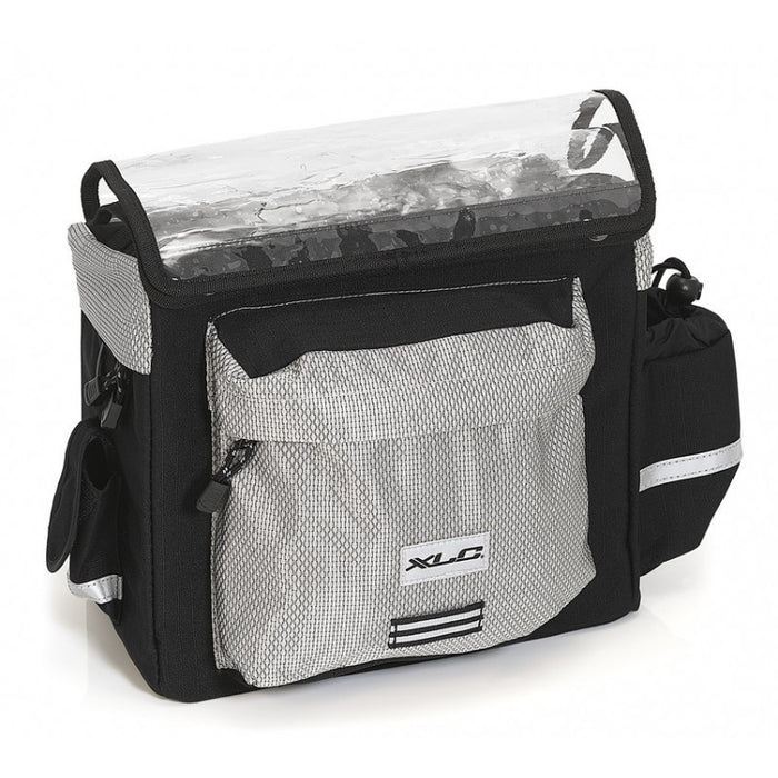 XLC BA-S06 10L Handlebar basket - black/silver