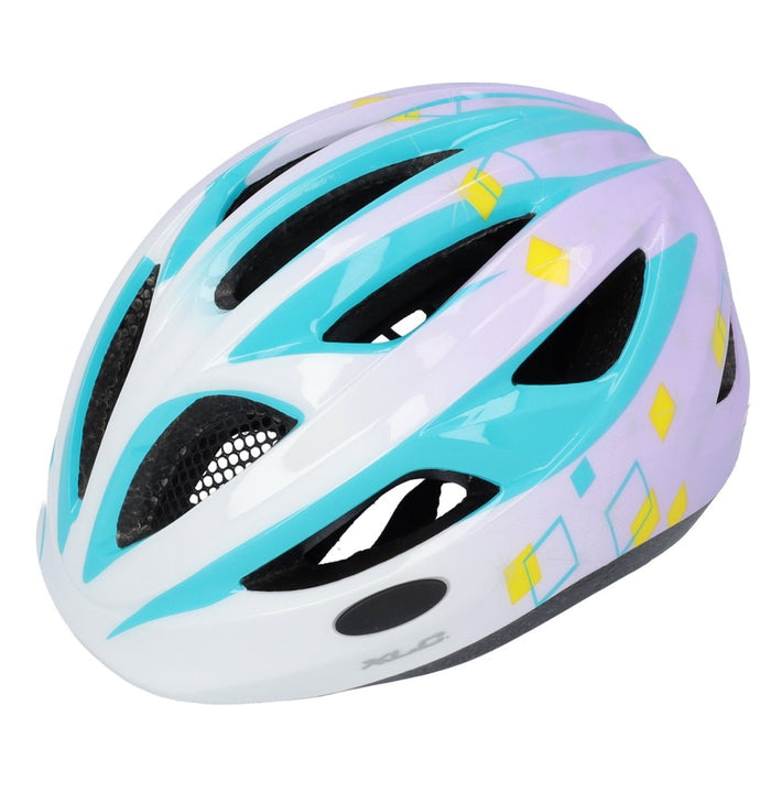 XLC CATWALK BH-C17 Bicycle helmet with rear light - mint/purple