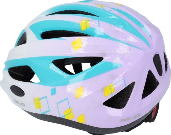 XLC CATWALK BH-C17 Bicycle helmet with rear light - mint/purple