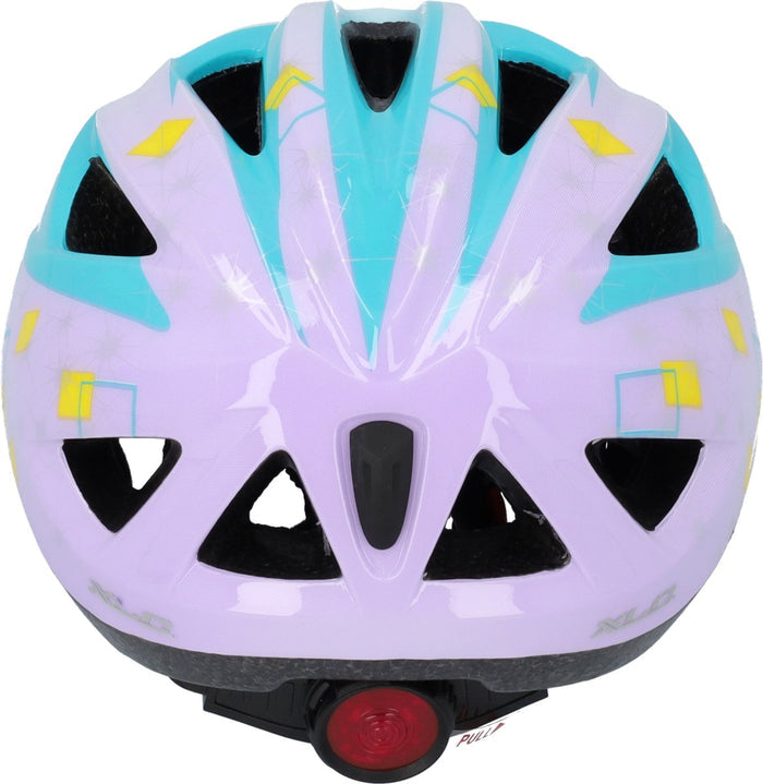 XLC CATWALK BH-C17 Bicycle helmet with rear light - mint/purple