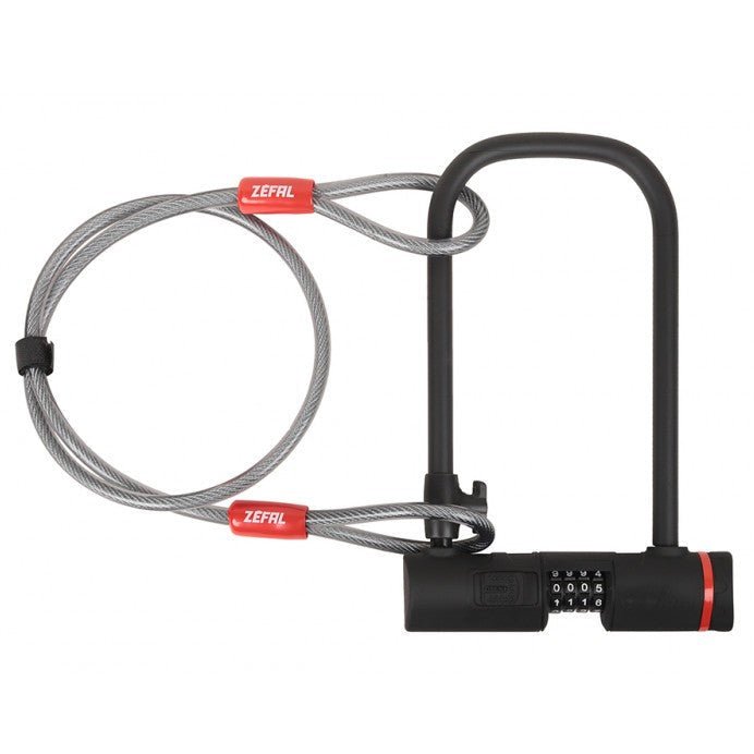 ZEFAL K - TRAZ U13 CODE + CABLE bike lock - black - ZEFAL - Evelostore